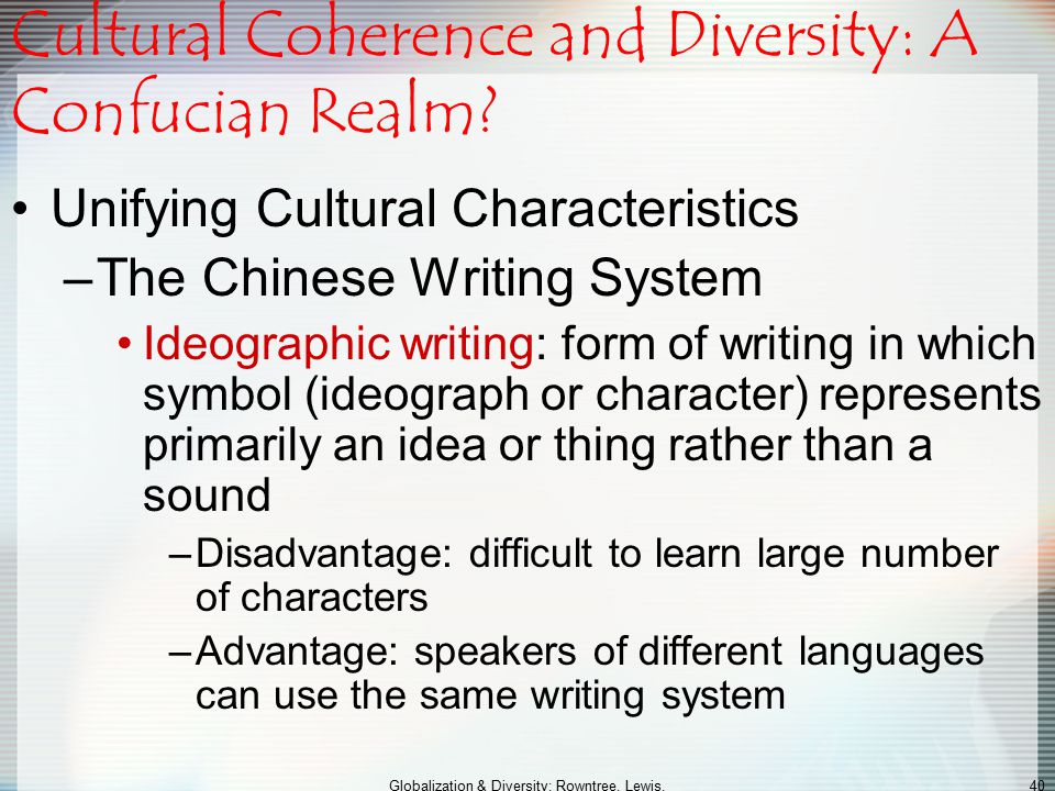The chinese writing system